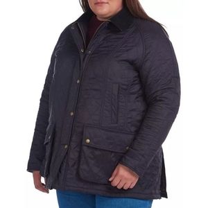 Barbour Beadnell Polarquilt Jacket, Size 2X, Navy Fleece Lined NWT